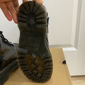 Dr. Martens Black Jadon Hologram Platform Boots